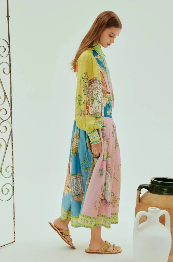Lantern Sleeve Dress