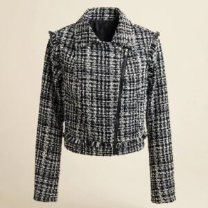 A New Day Tweed Moto Jacket