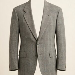 Bill Blass Gray Plaid Blazer
