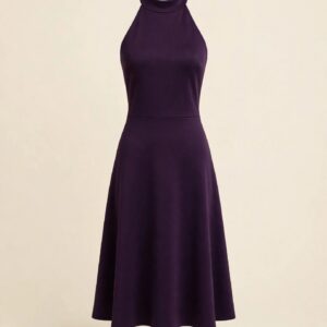 Charlotte Russe Purple Halter Dress