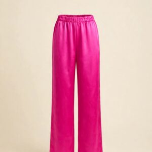 Glamour Glory Pink Satin Pants 2