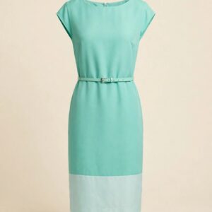 The Limited Mint Colorblock Dress